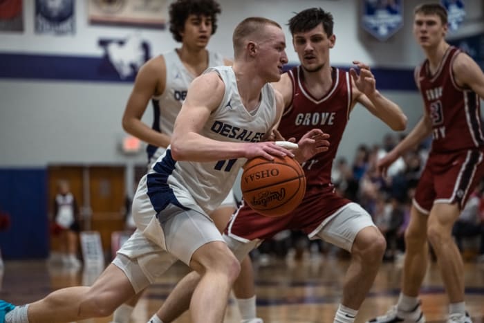 Grove City vs St. Francis DeSales boys basketball 022523 Gabe Haferman15